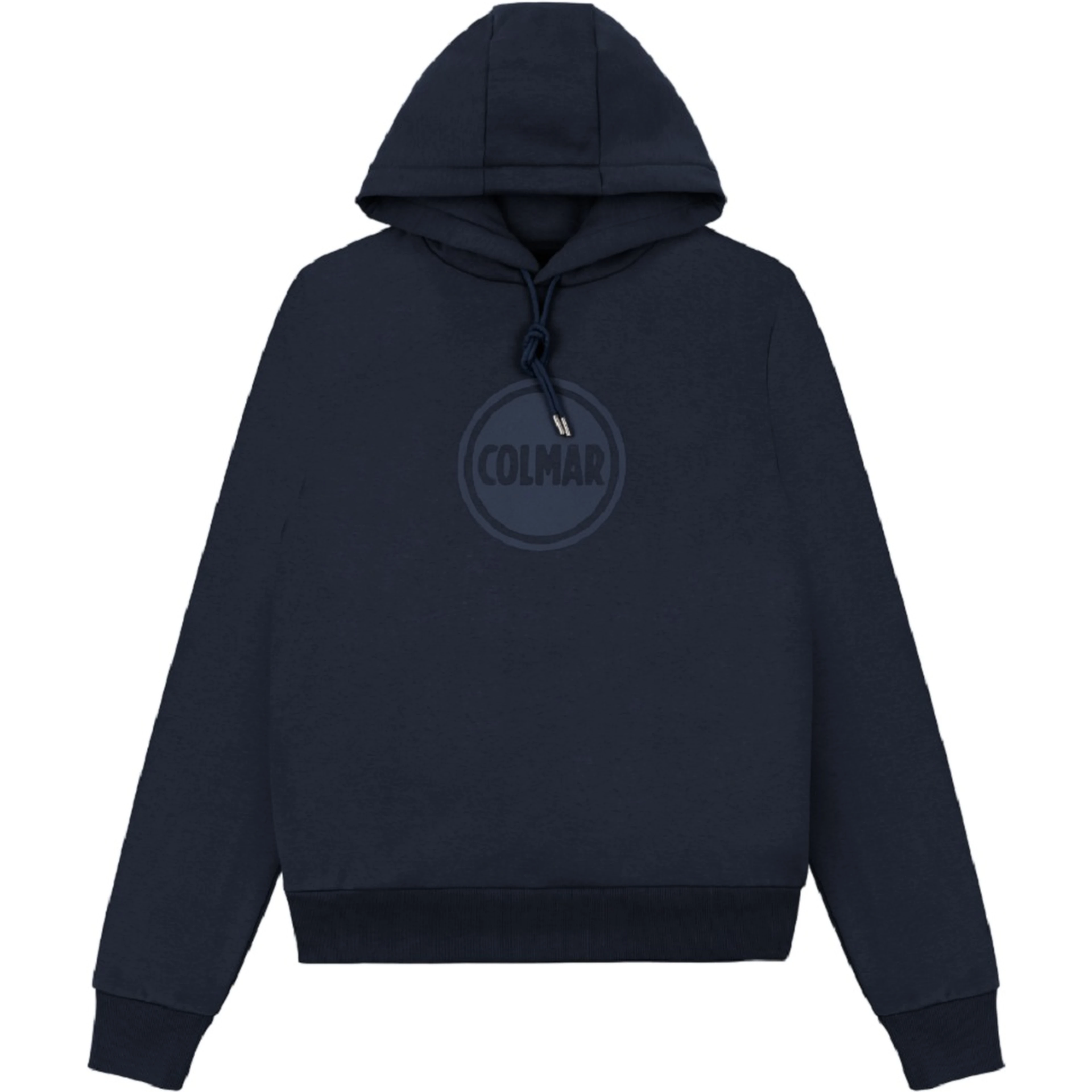 logo-print long-sleeved hoodie