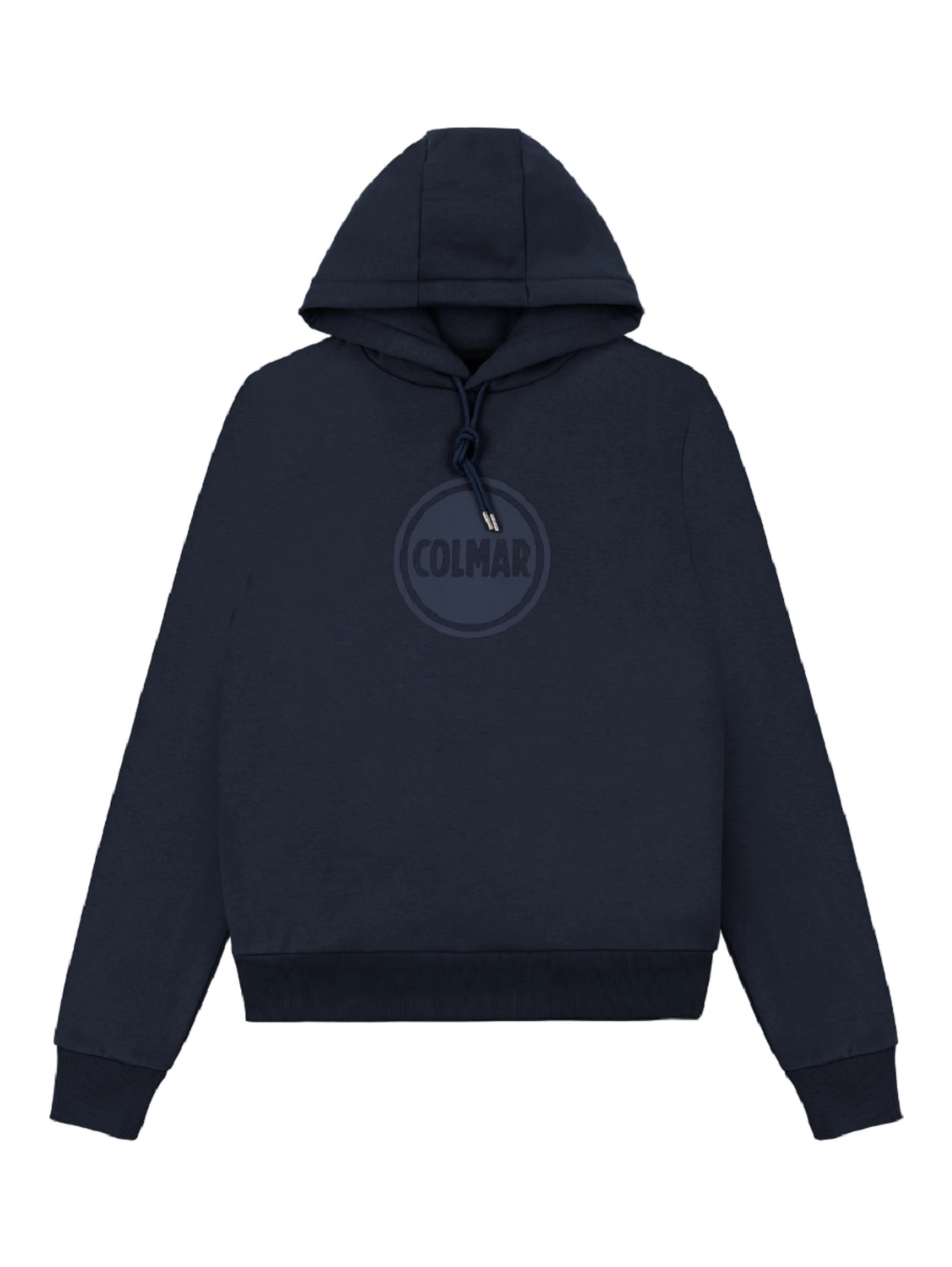 logo-print long-sleeved hoodie