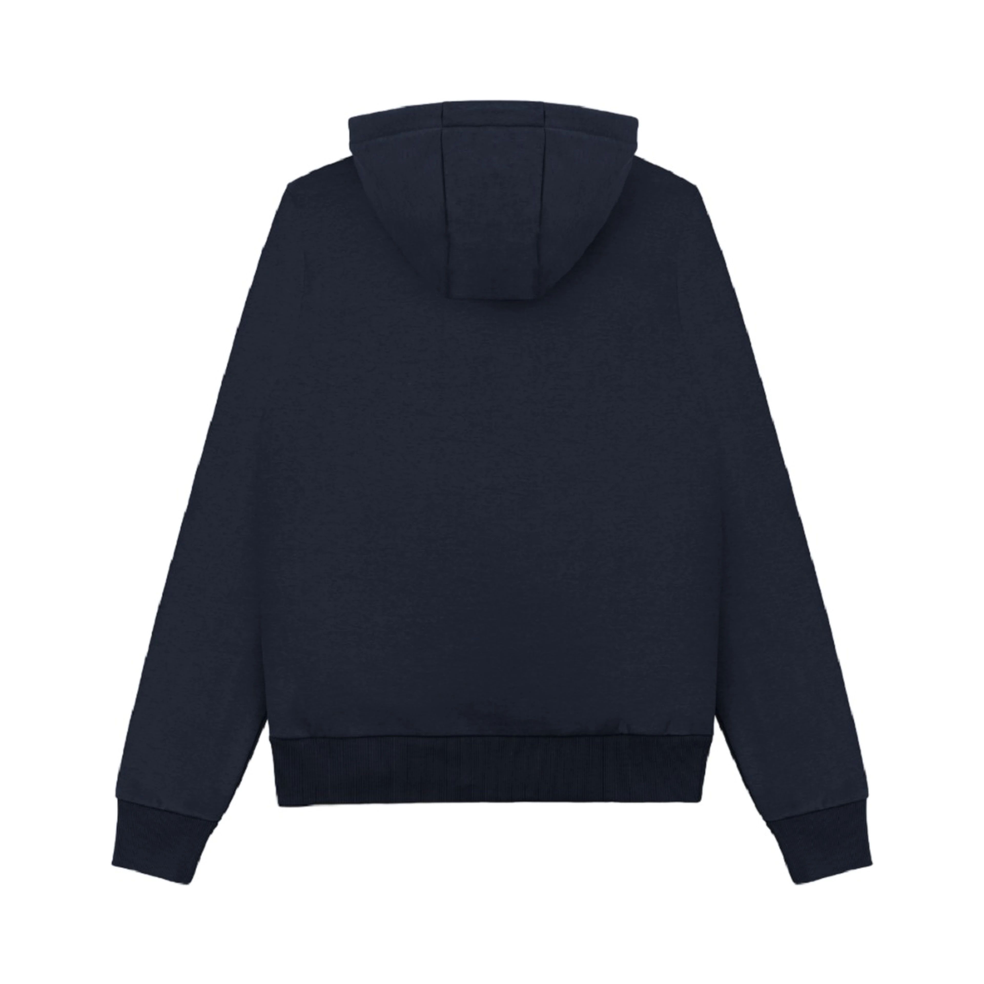 logo-print long-sleeved hoodie