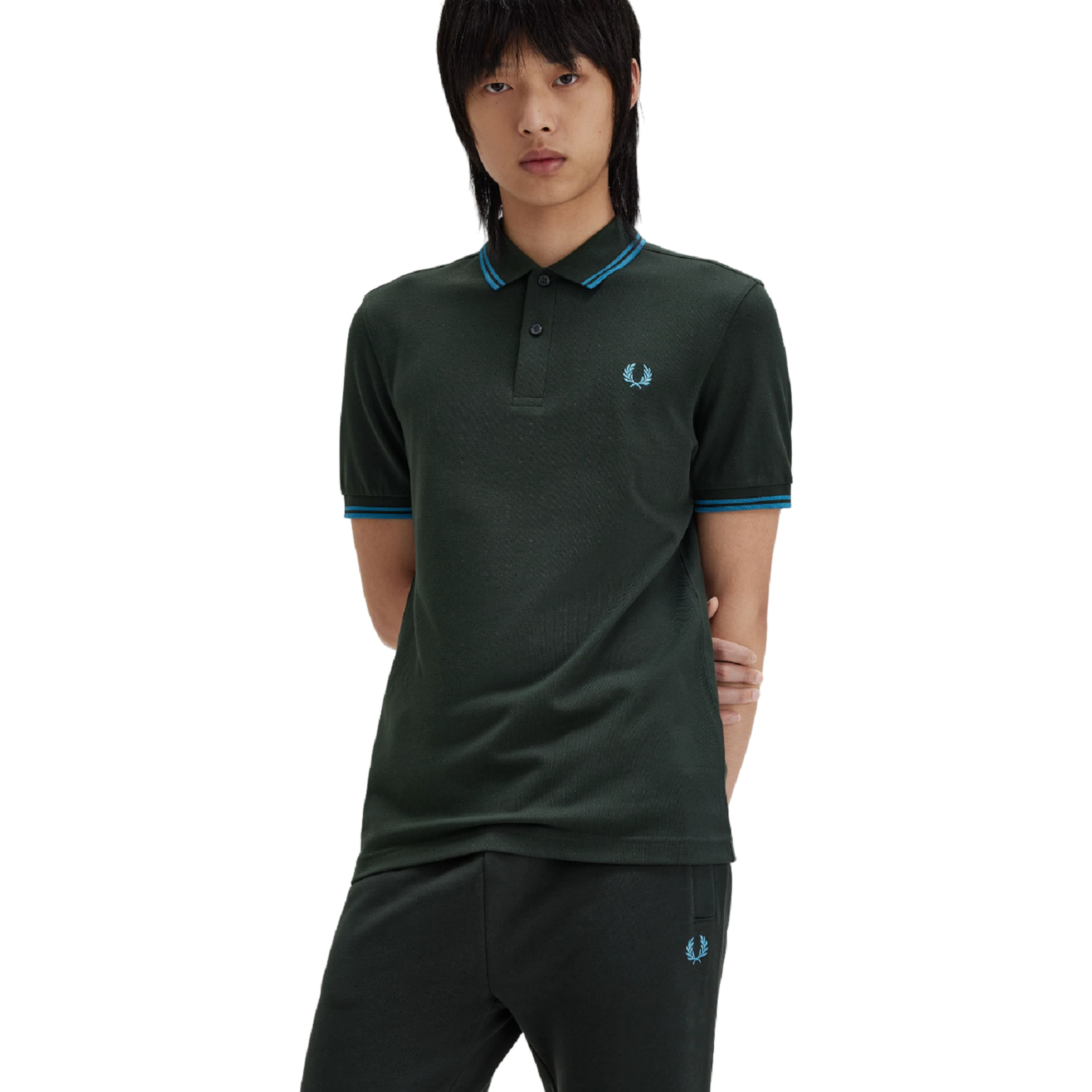 Fred Perry T-shirts and Polos Green