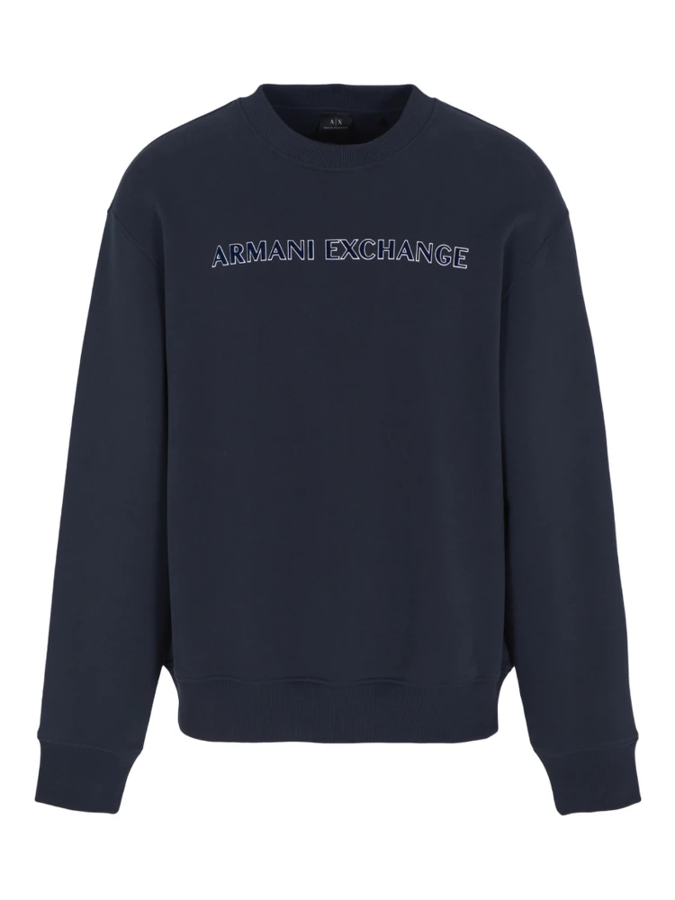 Navy blue crewneck sweatshirt