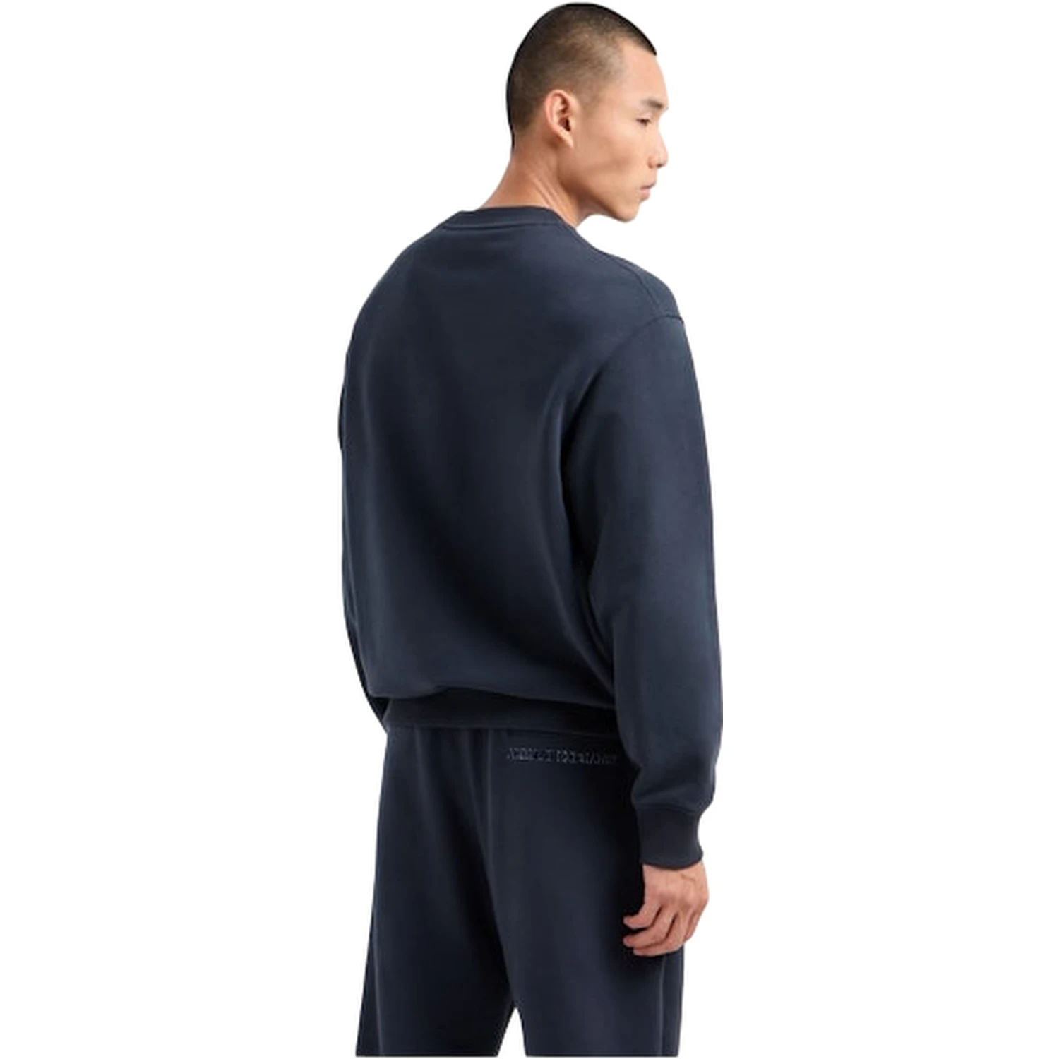 Navy blue crewneck sweatshirt