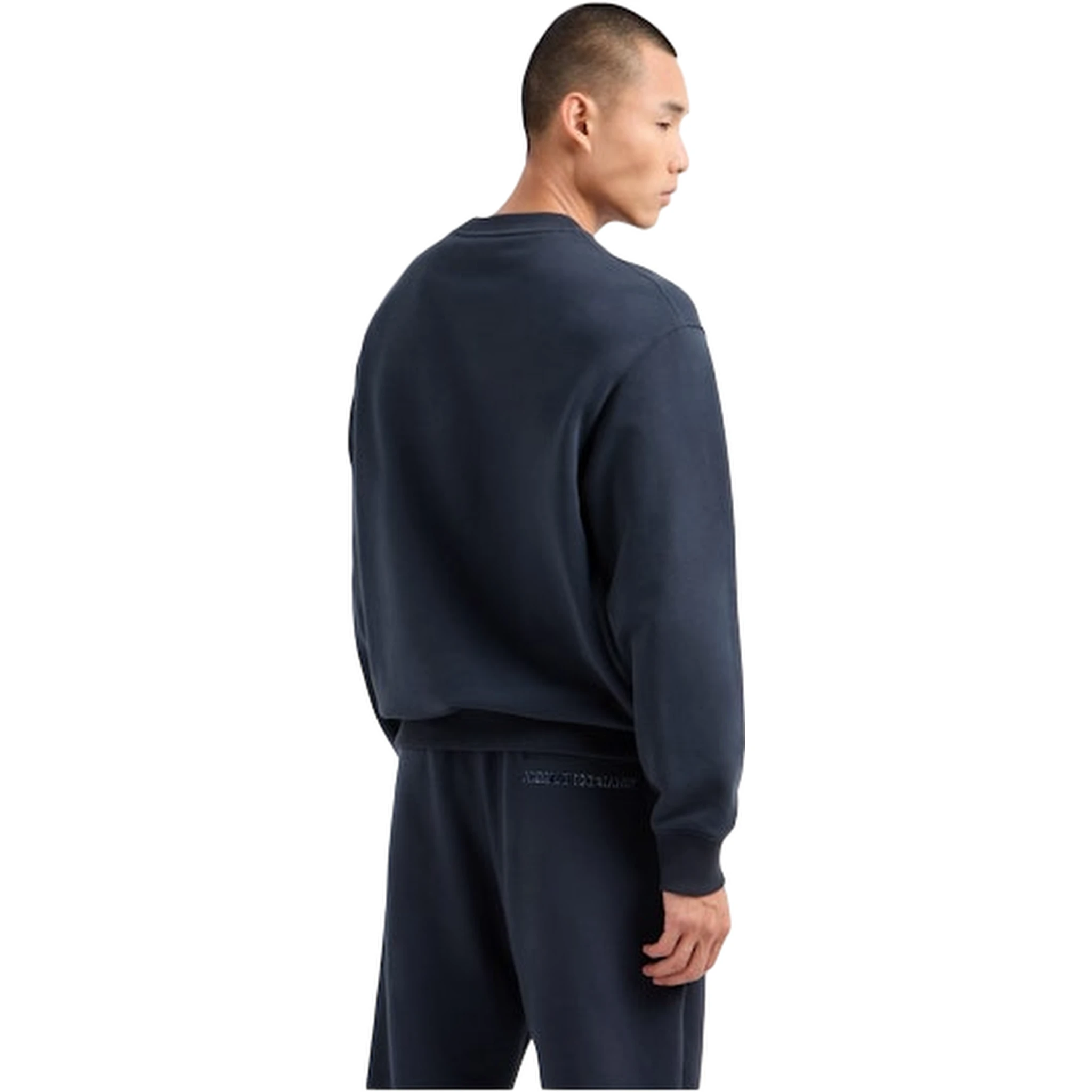 Navy blue crewneck sweatshirt