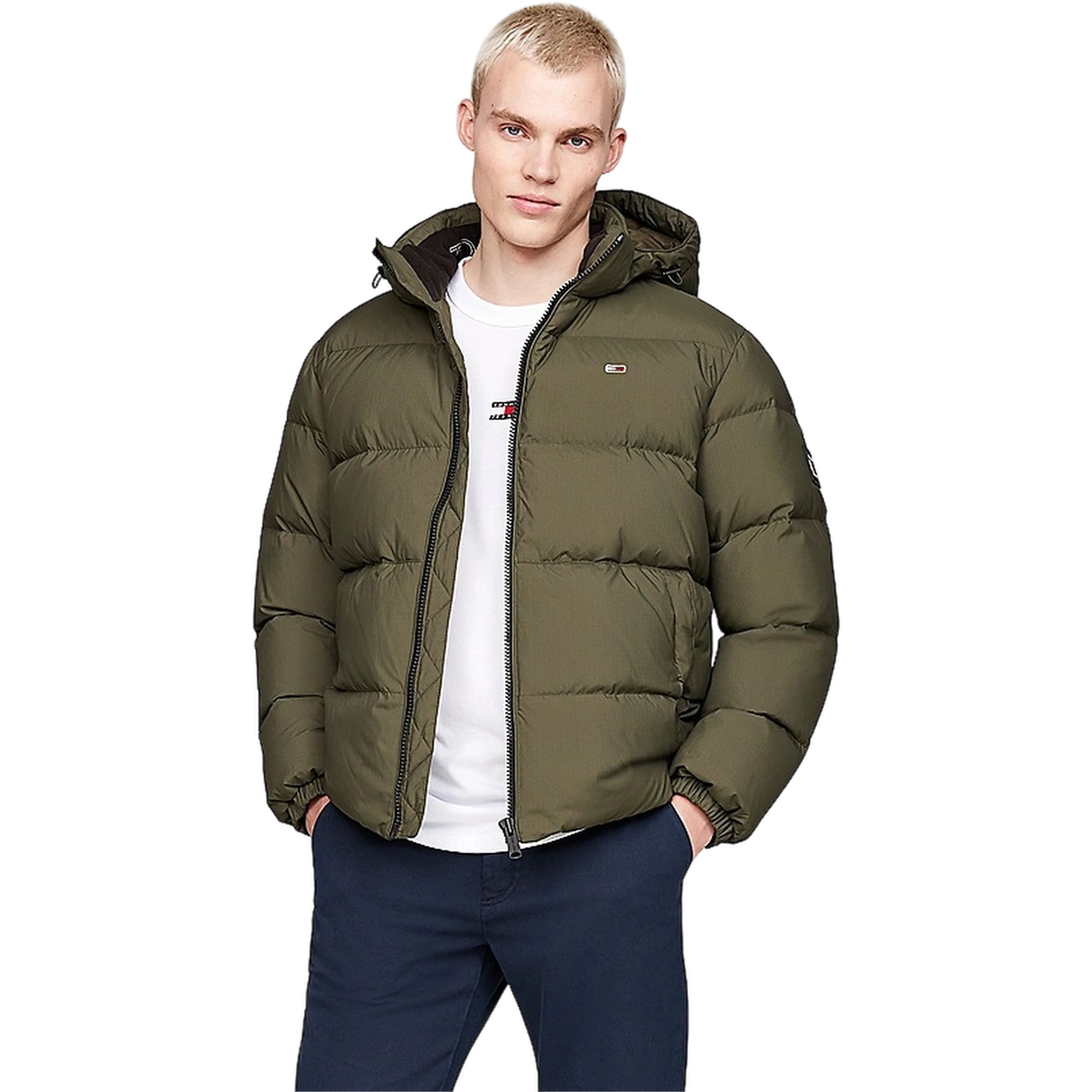 TOMMY JEANS Coats Green