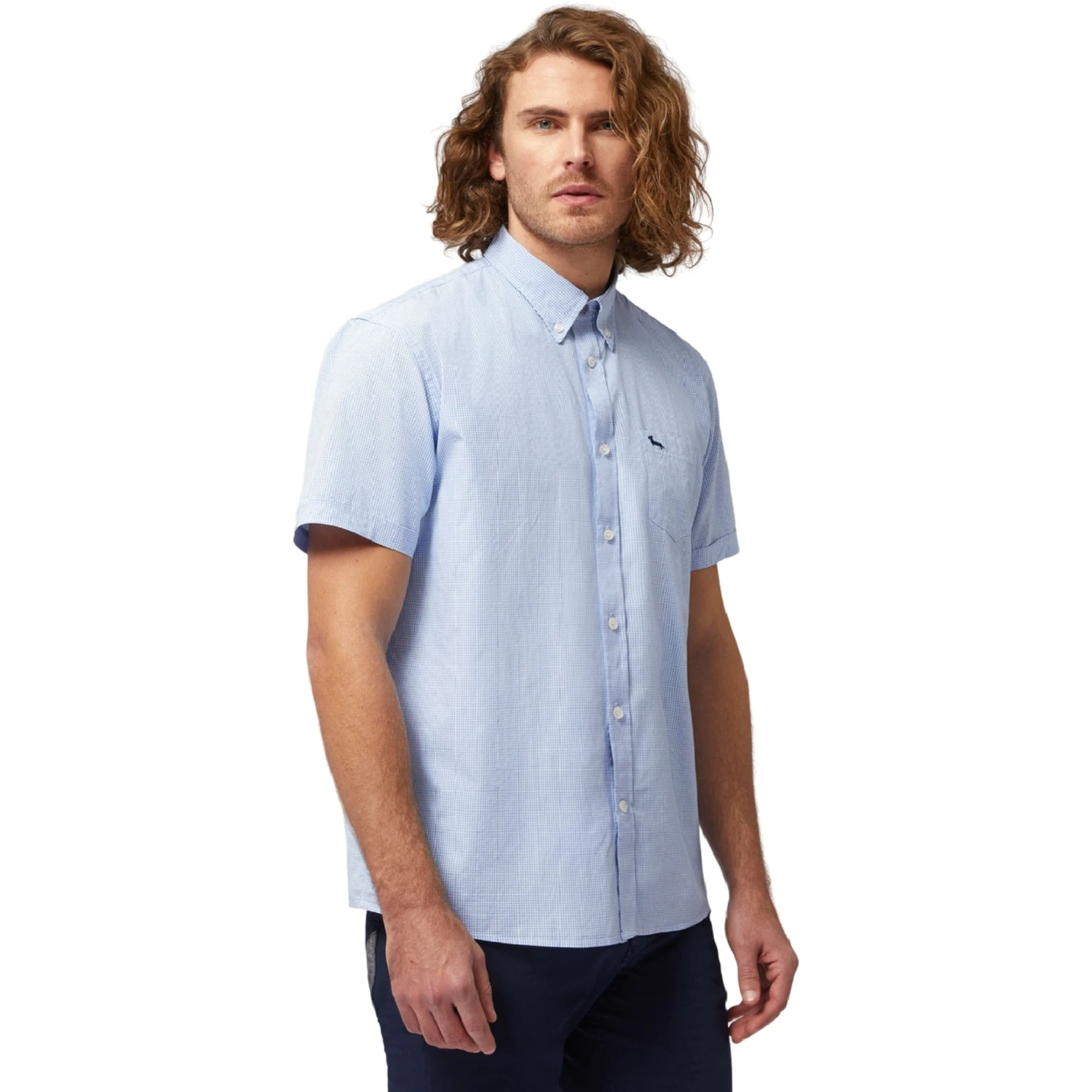 Harmont & Blaine Shirts Clear Blue