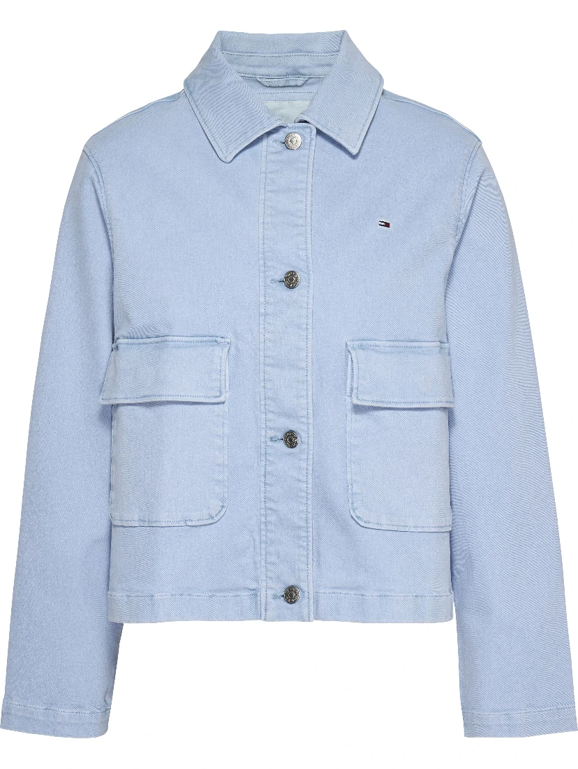 TOMMY JEANS  Coats Clear Blue
