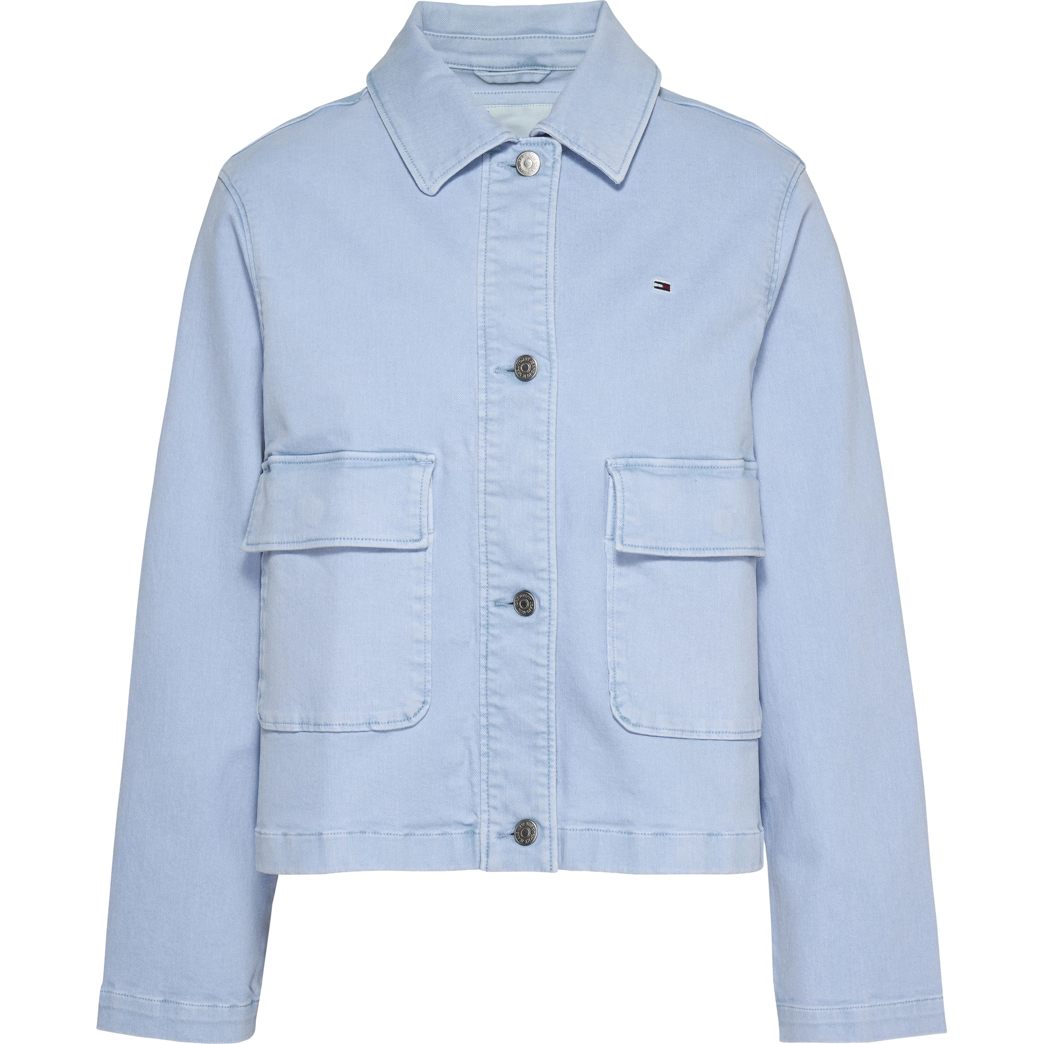 TOMMY JEANS Coats Clear Blue