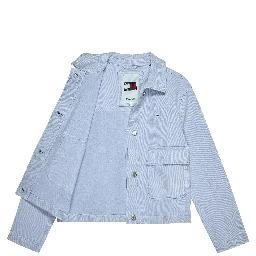 TOMMY JEANS  Coats Clear Blue
