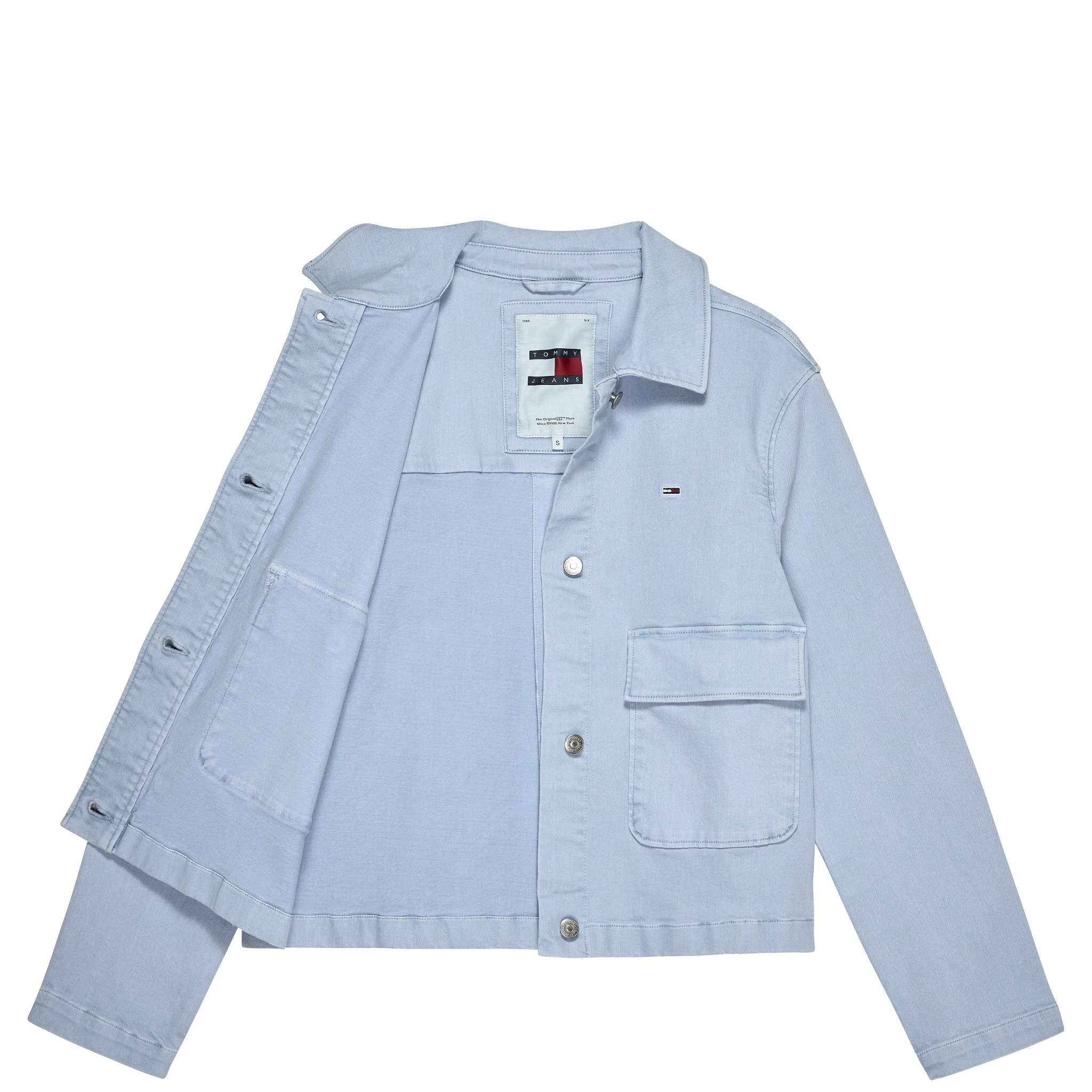TOMMY JEANS Coats Clear Blue