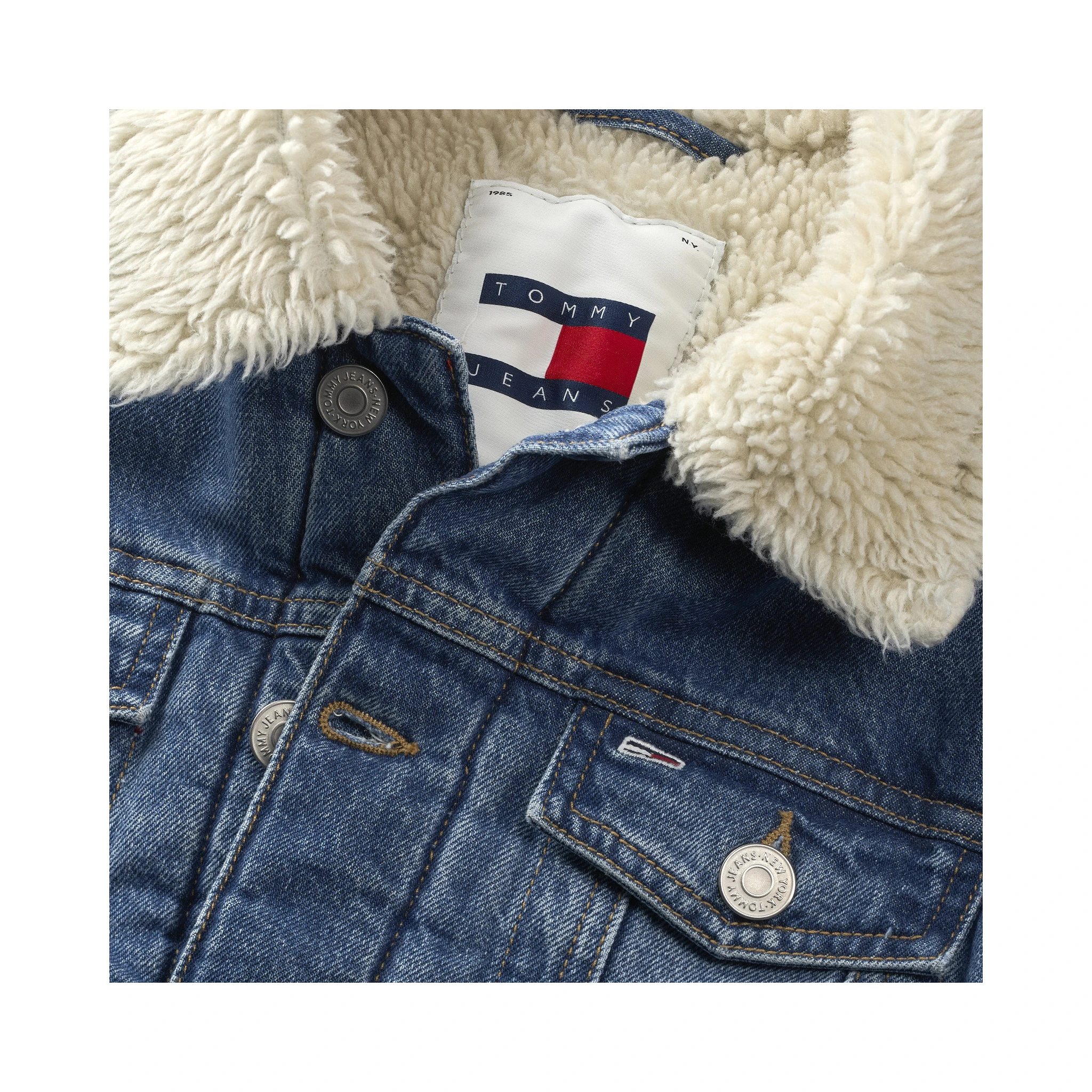 TOMMY JEANS  Coats Blue