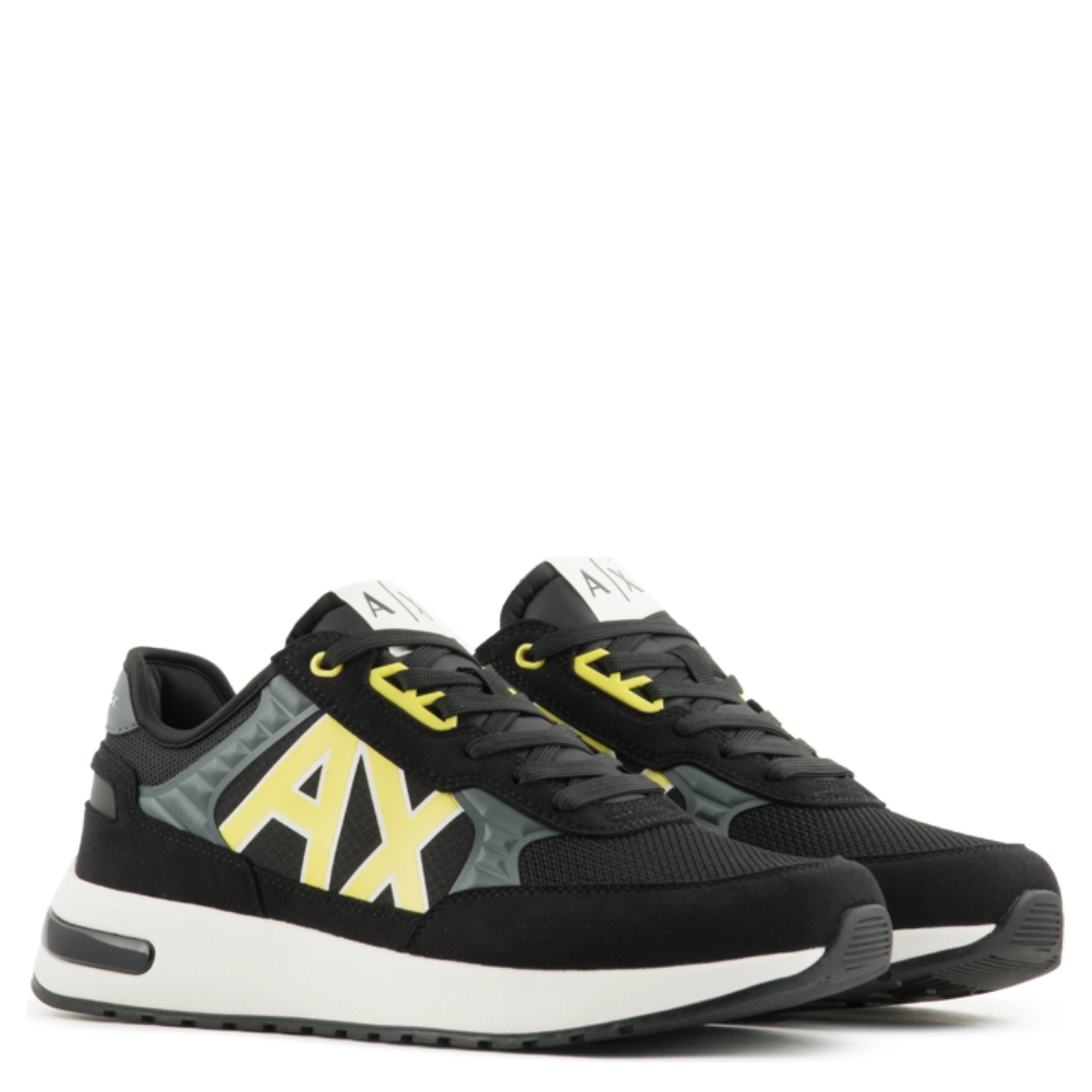 logo-embellished suede sneakers