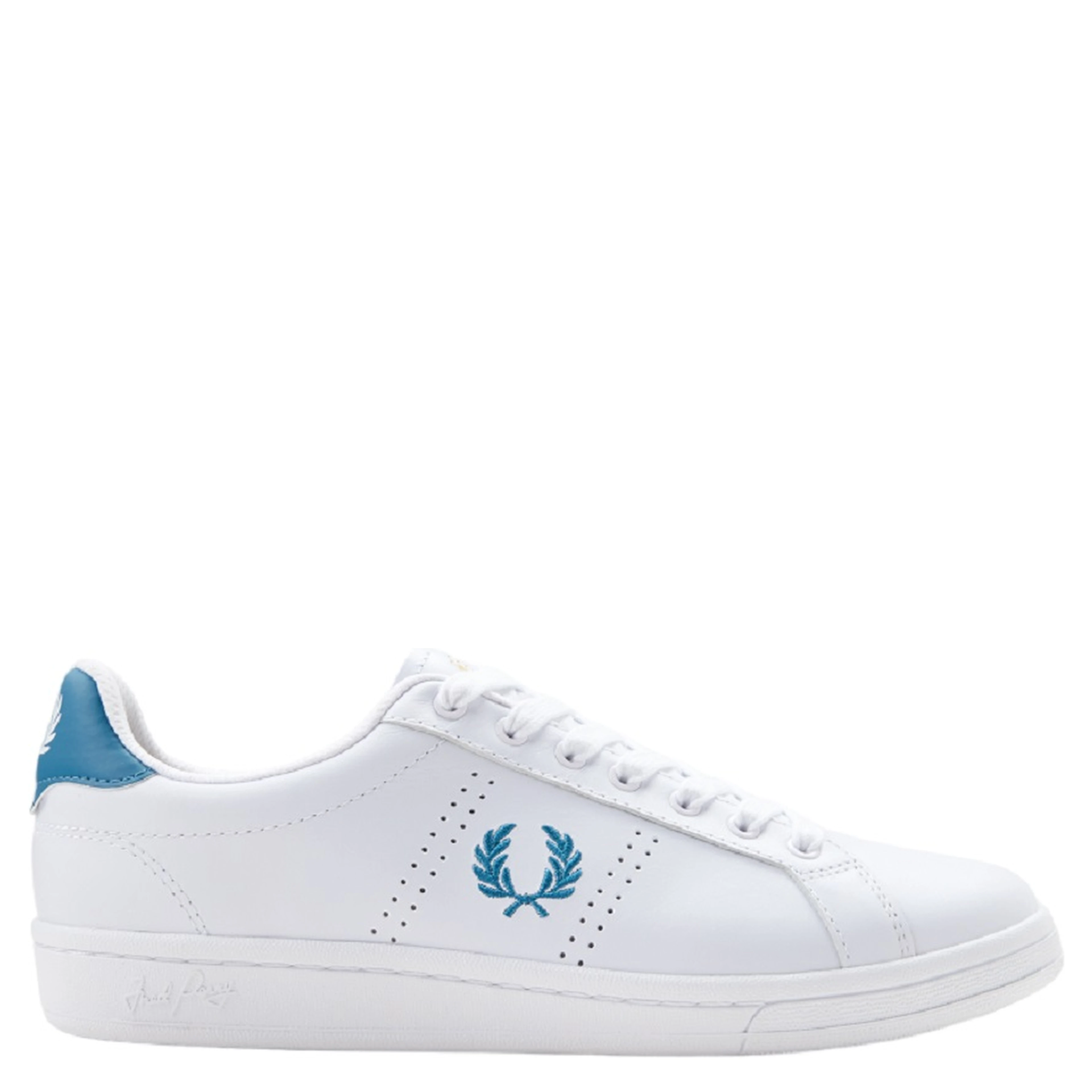 logo-detail perforated sneakers
