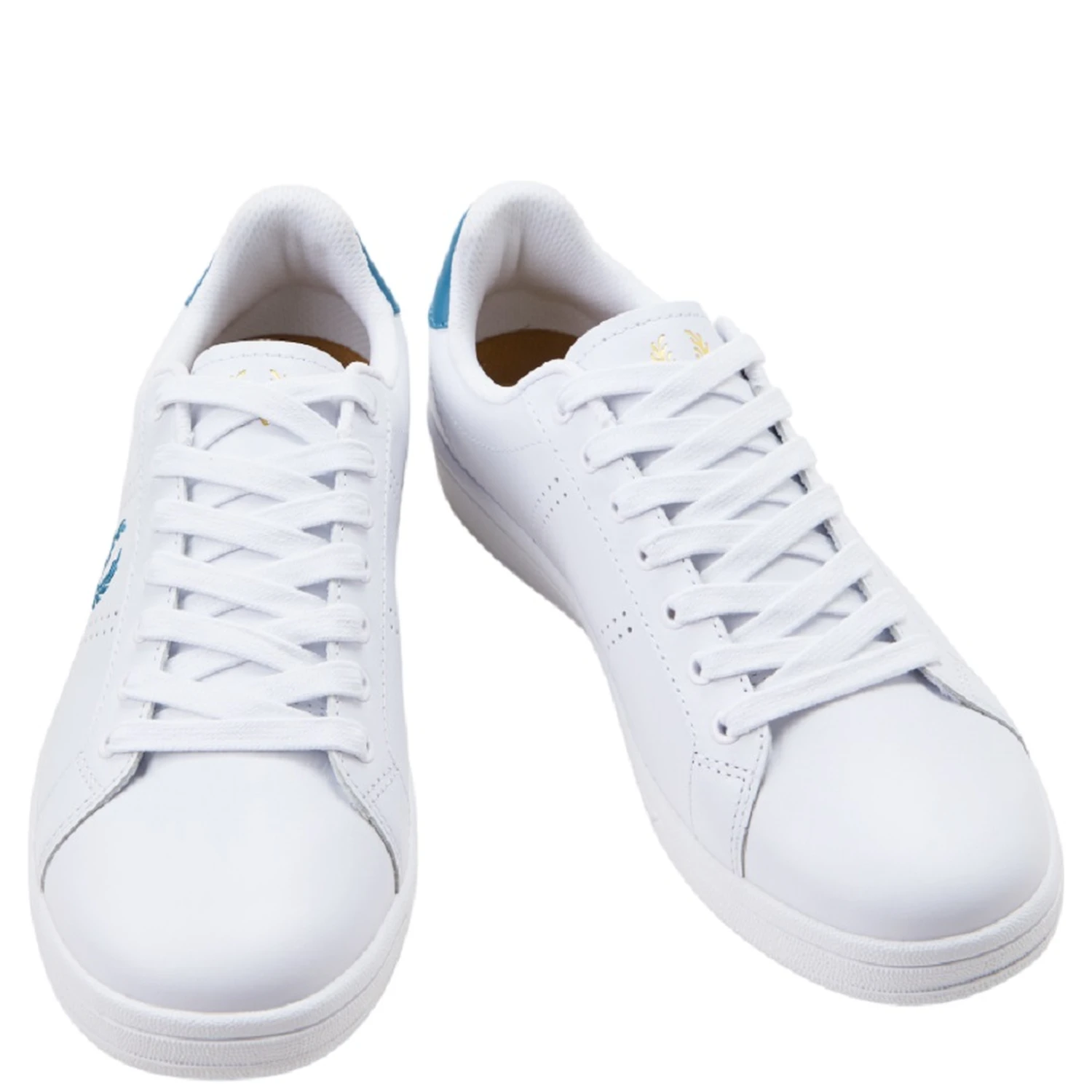logo-detail perforated sneakers