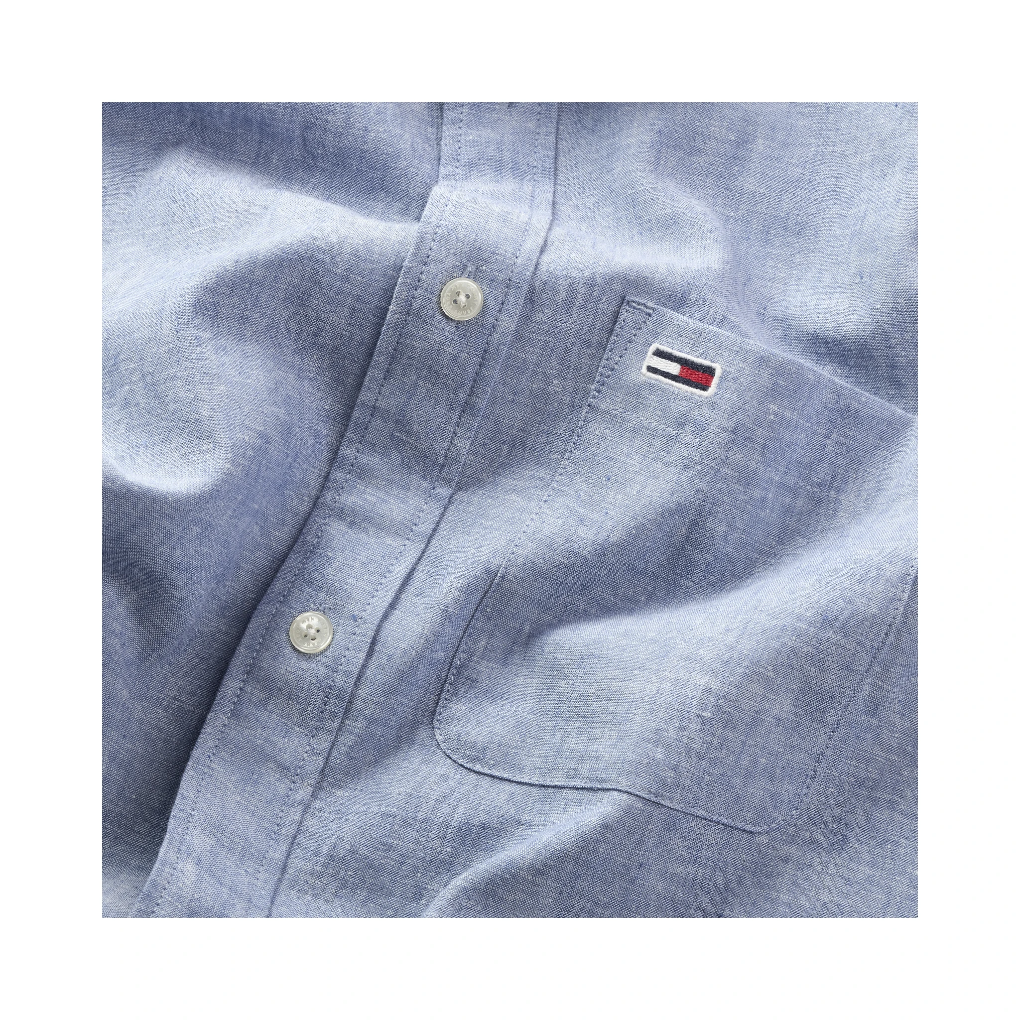 TOMMY JEANS  Shirts Clear Blue