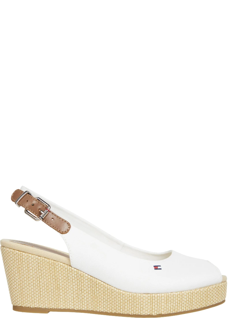 Iconic Elba slingback wedge sandals