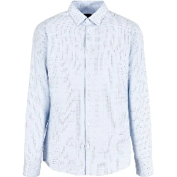 ARMANI EXCHANGE Shirts Clear Blue