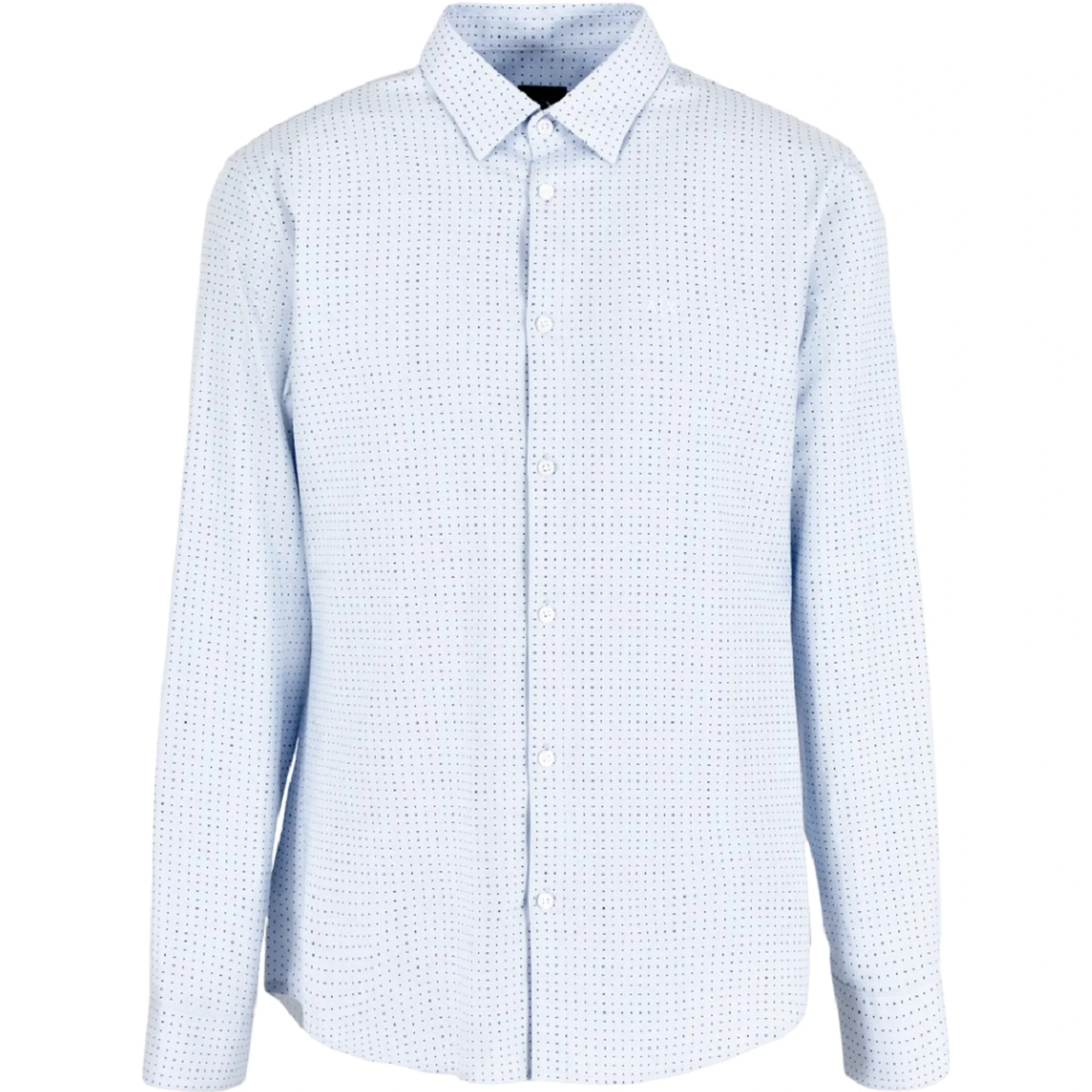 ARMANI EXCHANGE Shirts Clear Blue