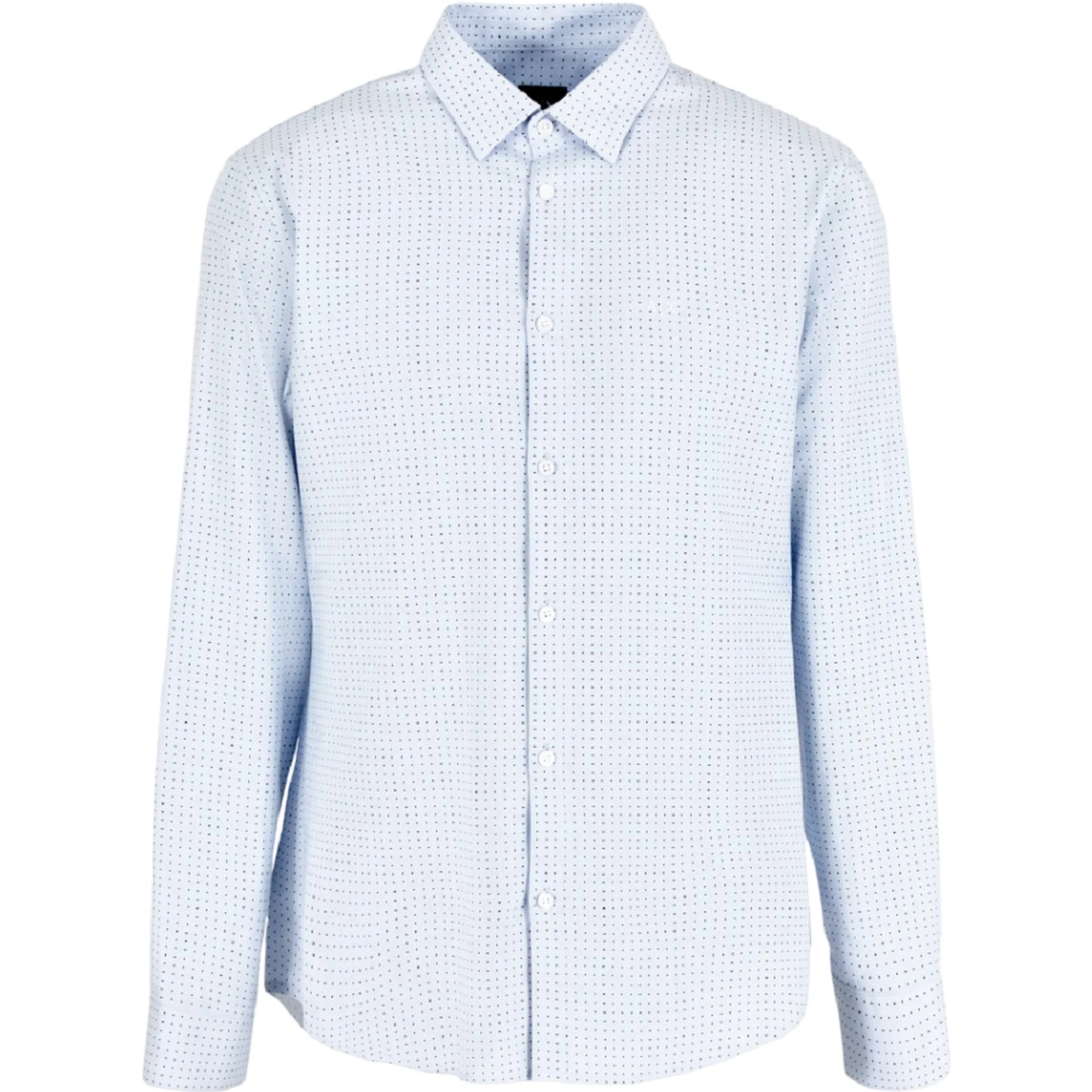 ARMANI EXCHANGE Shirts Clear Blue