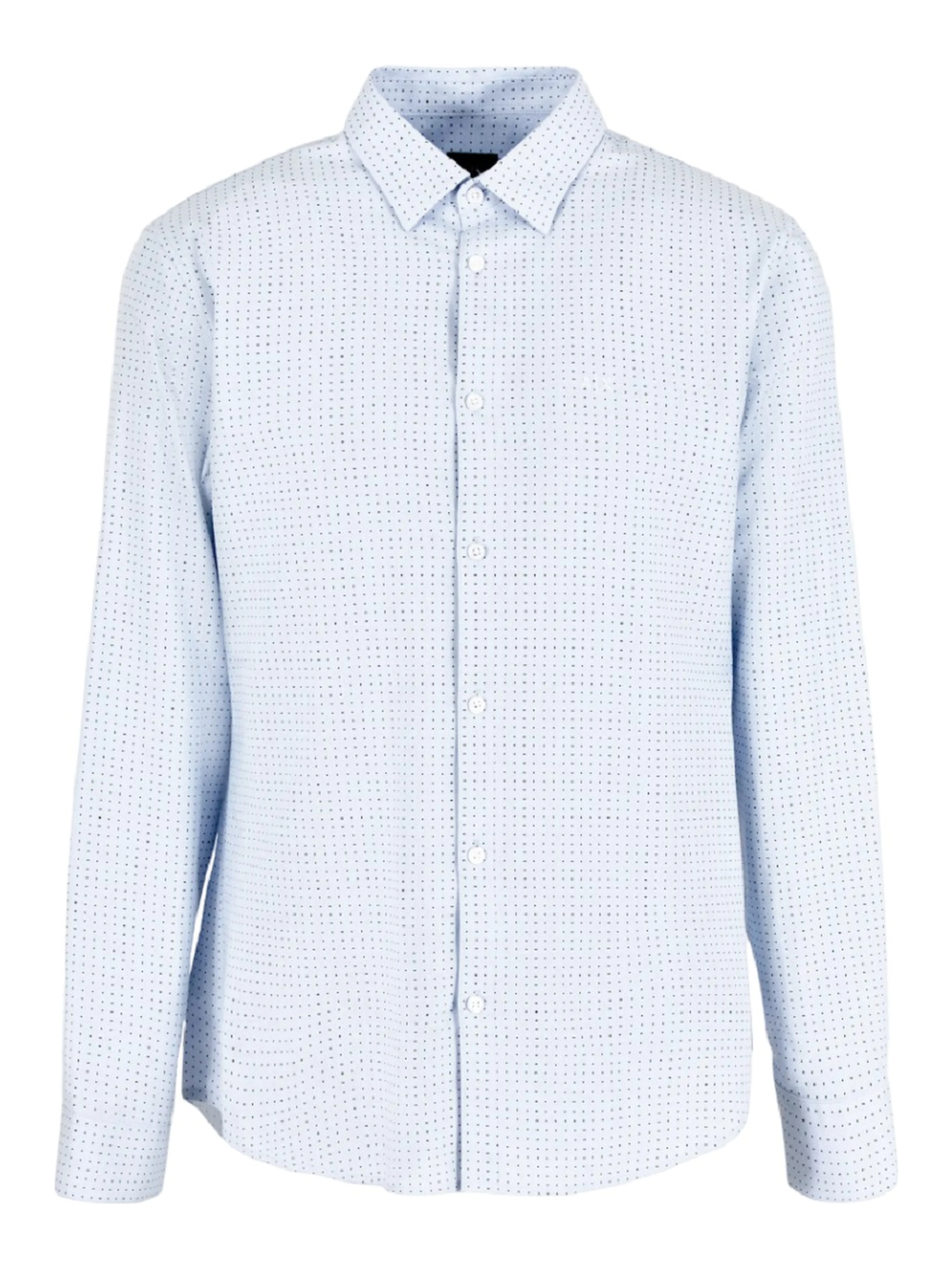 ARMANI EXCHANGE Shirts Clear Blue