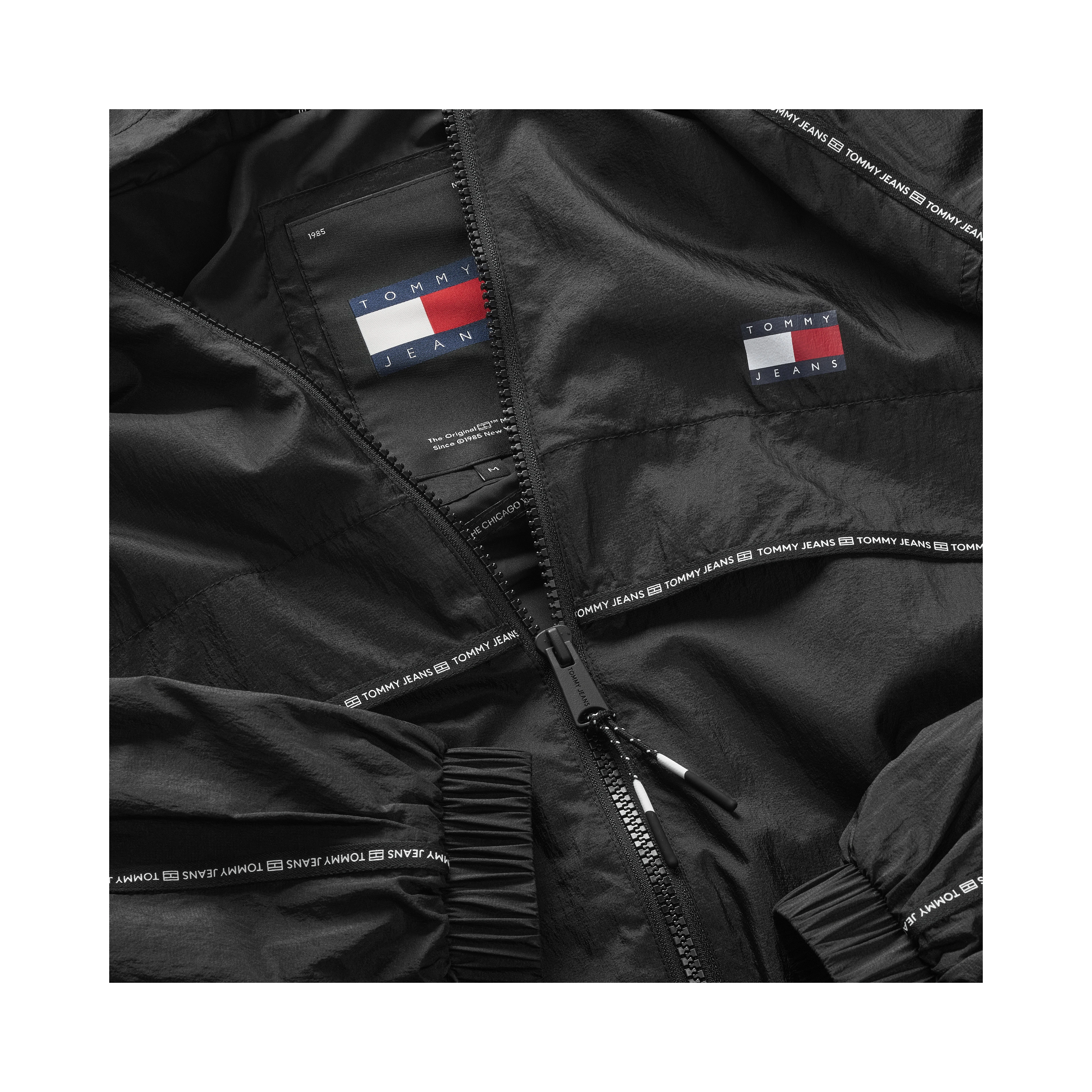 TOMMY JEANS Coats Black
