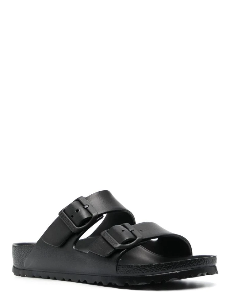 Arizona Eva Black Rubber Sandals Birkenstock Man alternative