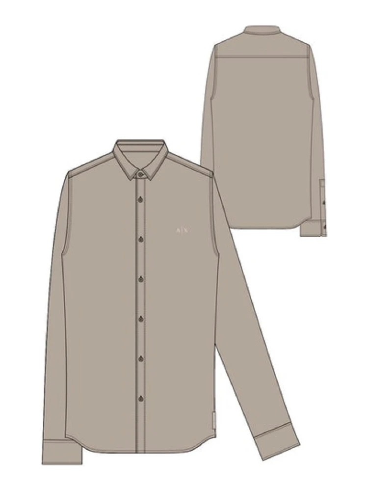 ARMANI EXCHANGE Shirts Beige alternative
