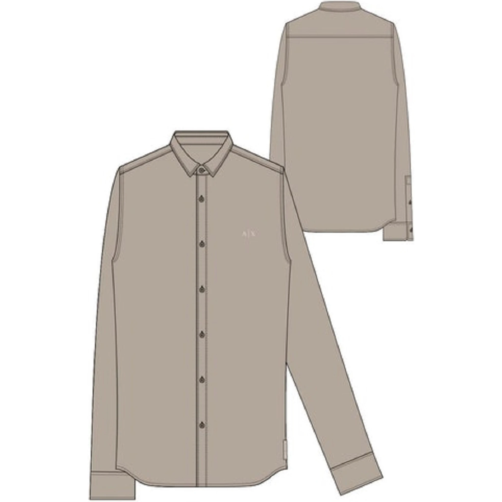 ARMANI EXCHANGE Shirts Beige