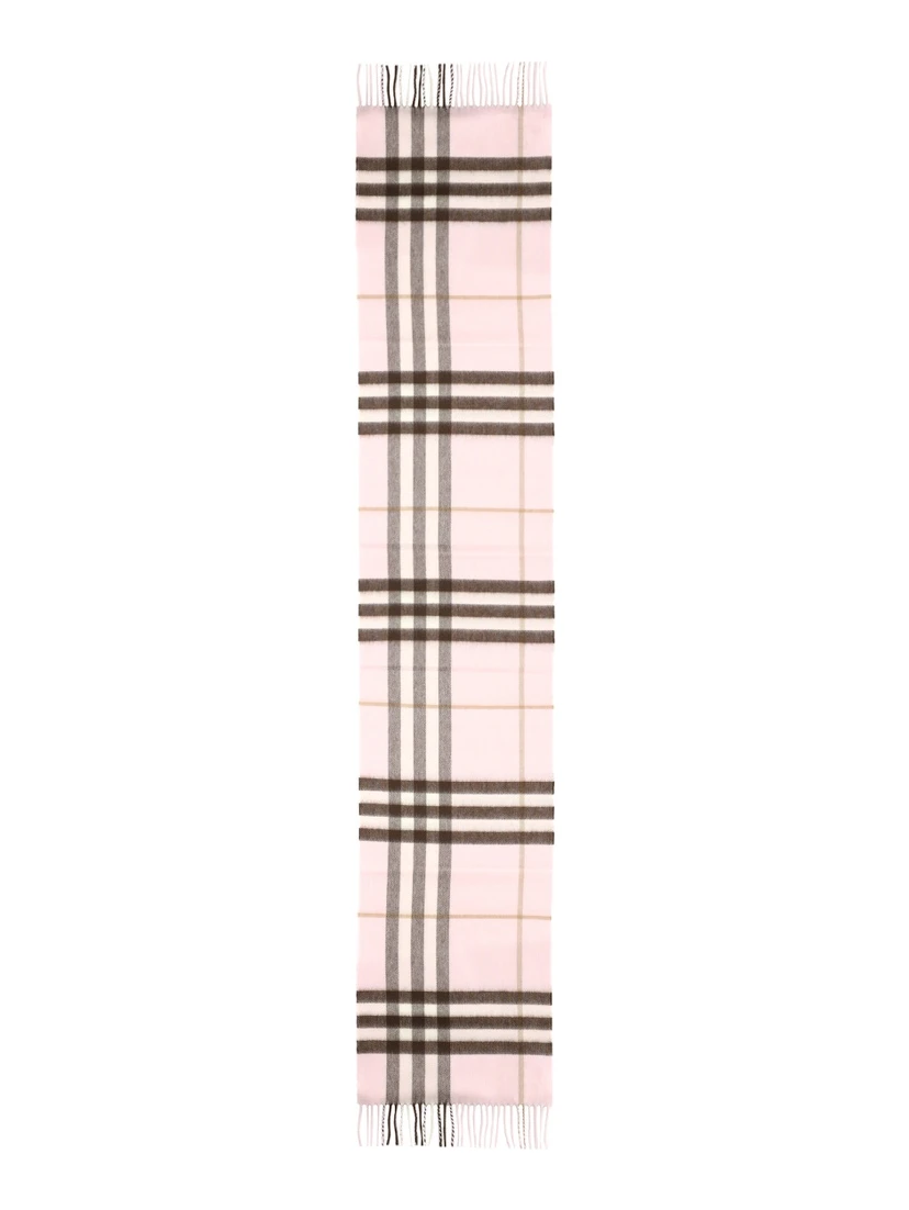 CASHMERE CHECK SCARF