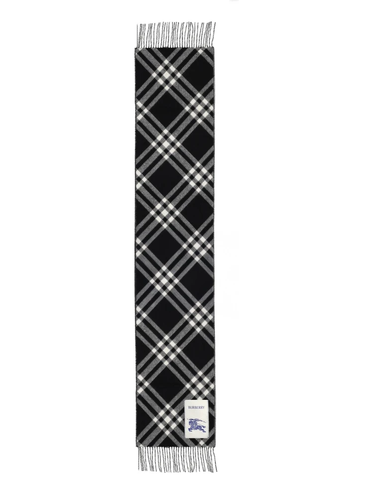CASHMERE CHECK SCARF