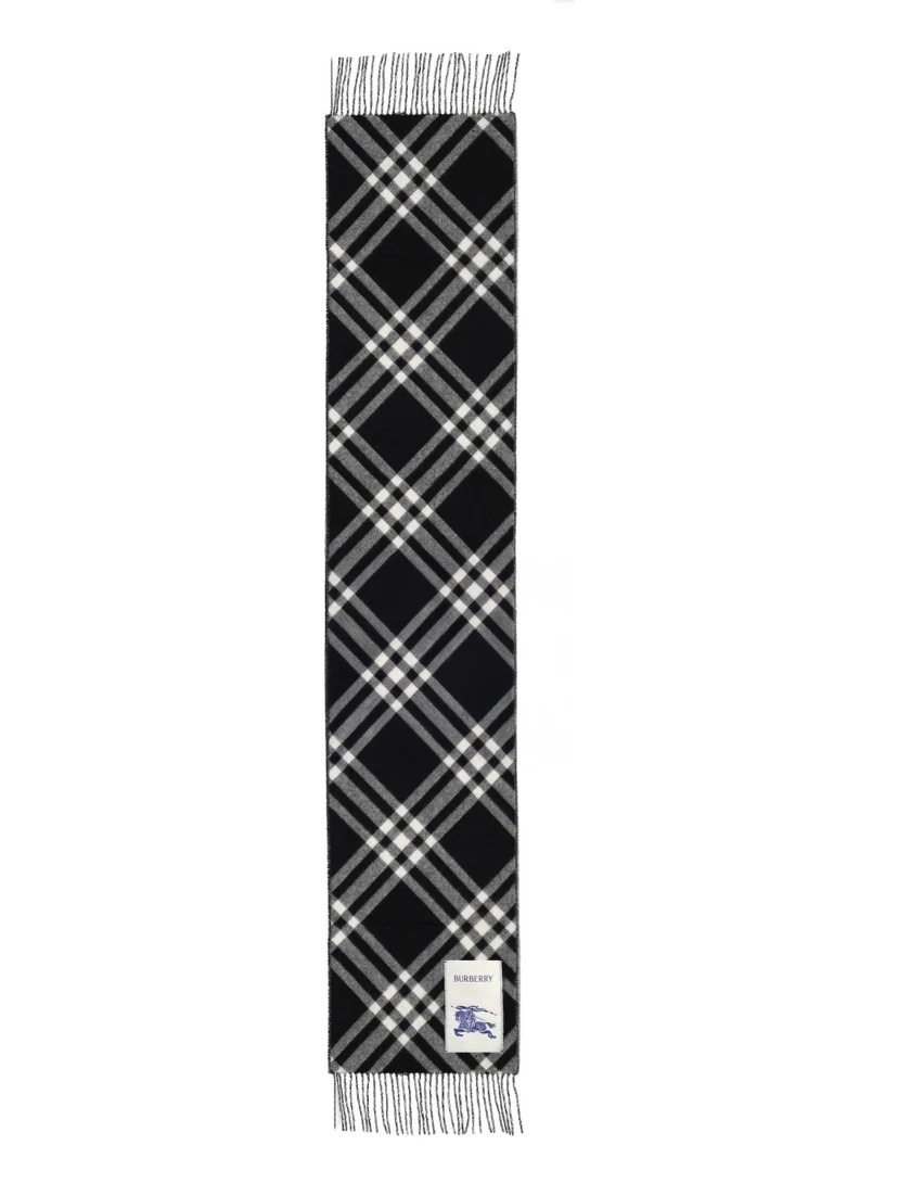 CASHMERE CHECK SCARF
