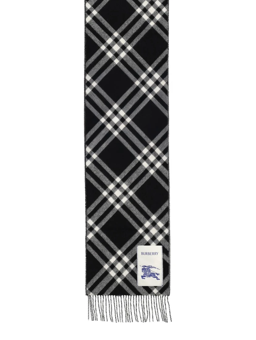 CASHMERE CHECK SCARF