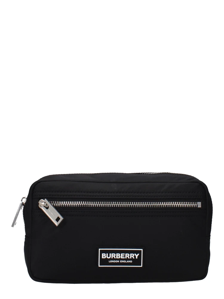 Black Nylon Clutch Bag