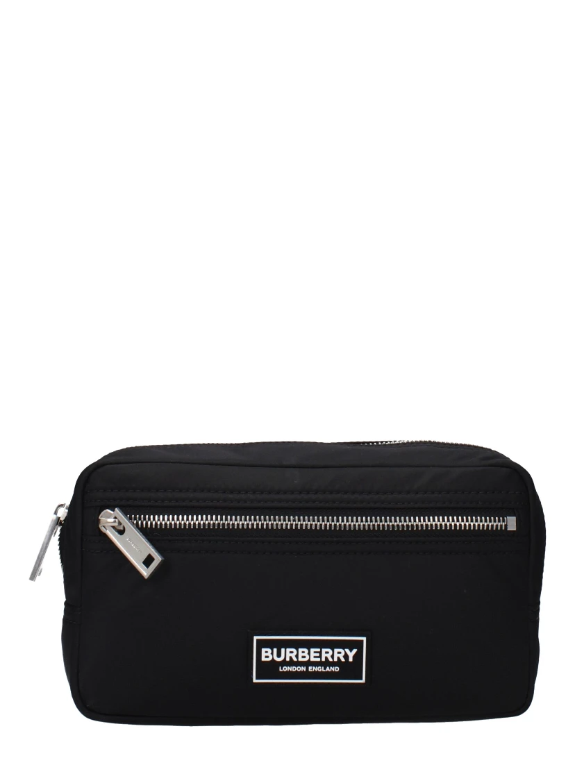 Black Nylon Clutch Bag