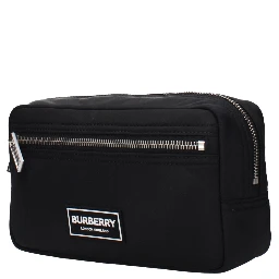 Black Nylon Clutch Bag