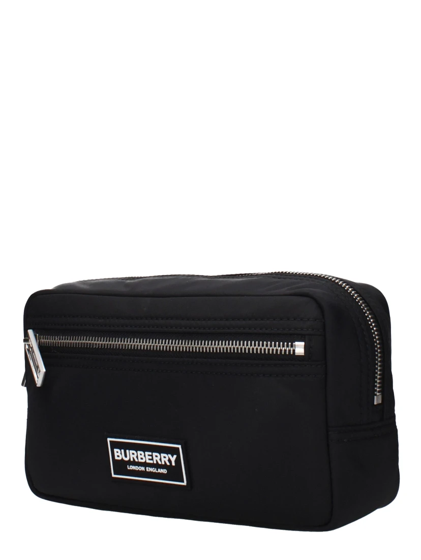 Black Nylon Clutch Bag