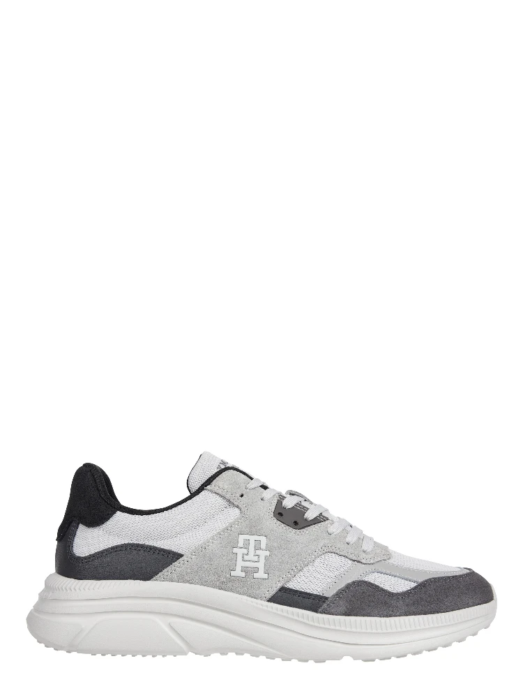 Modern leather chunky sneakers