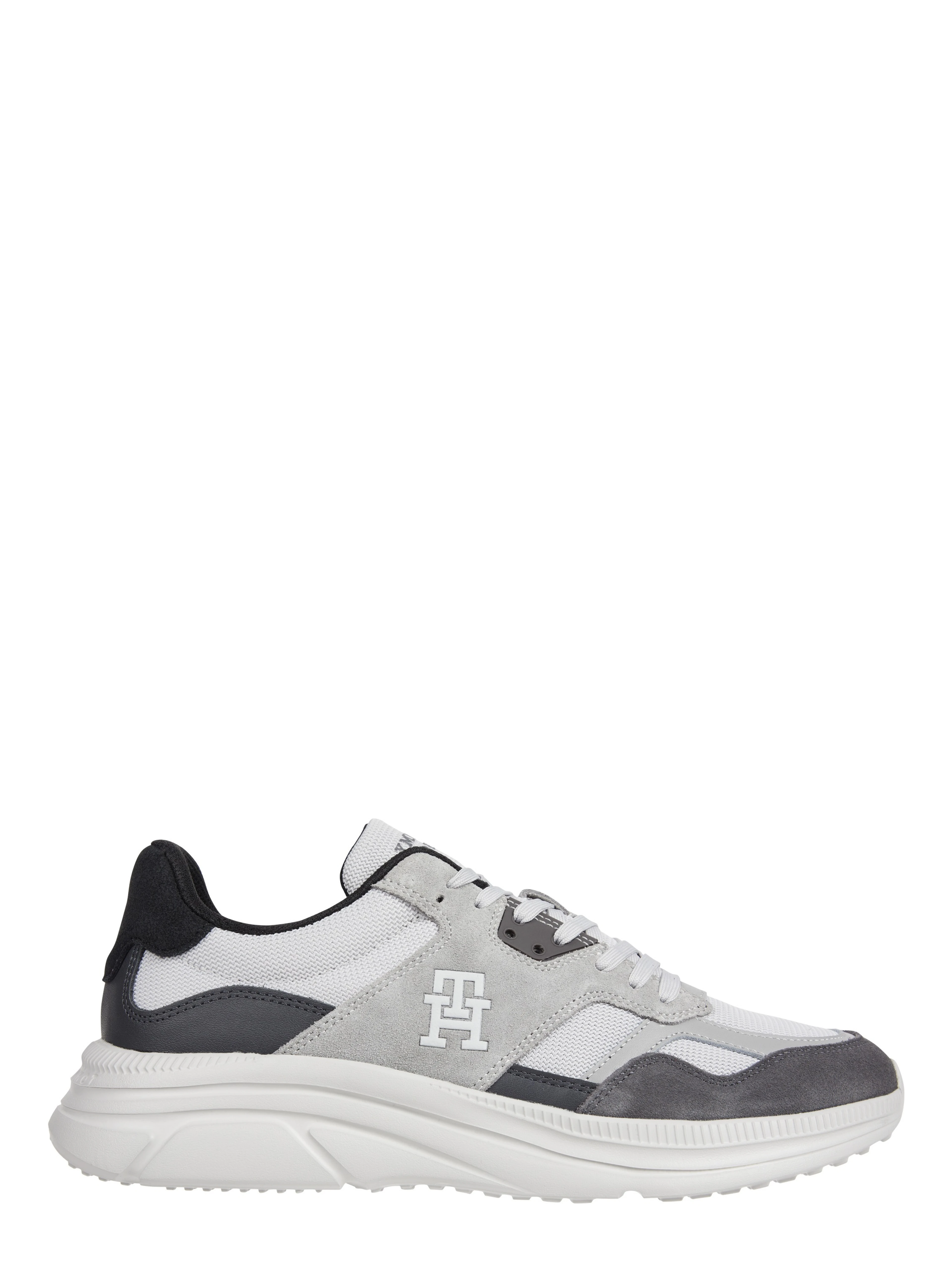 Modern leather chunky sneakers