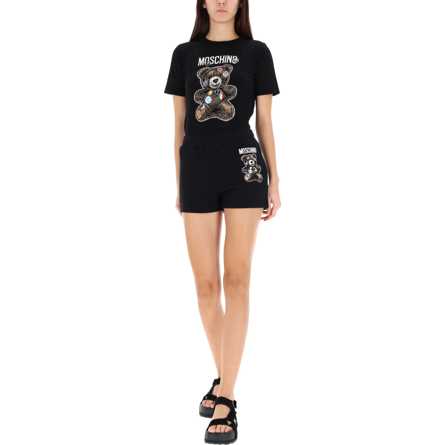 SHORTS WITH "TEDDY" PRINT