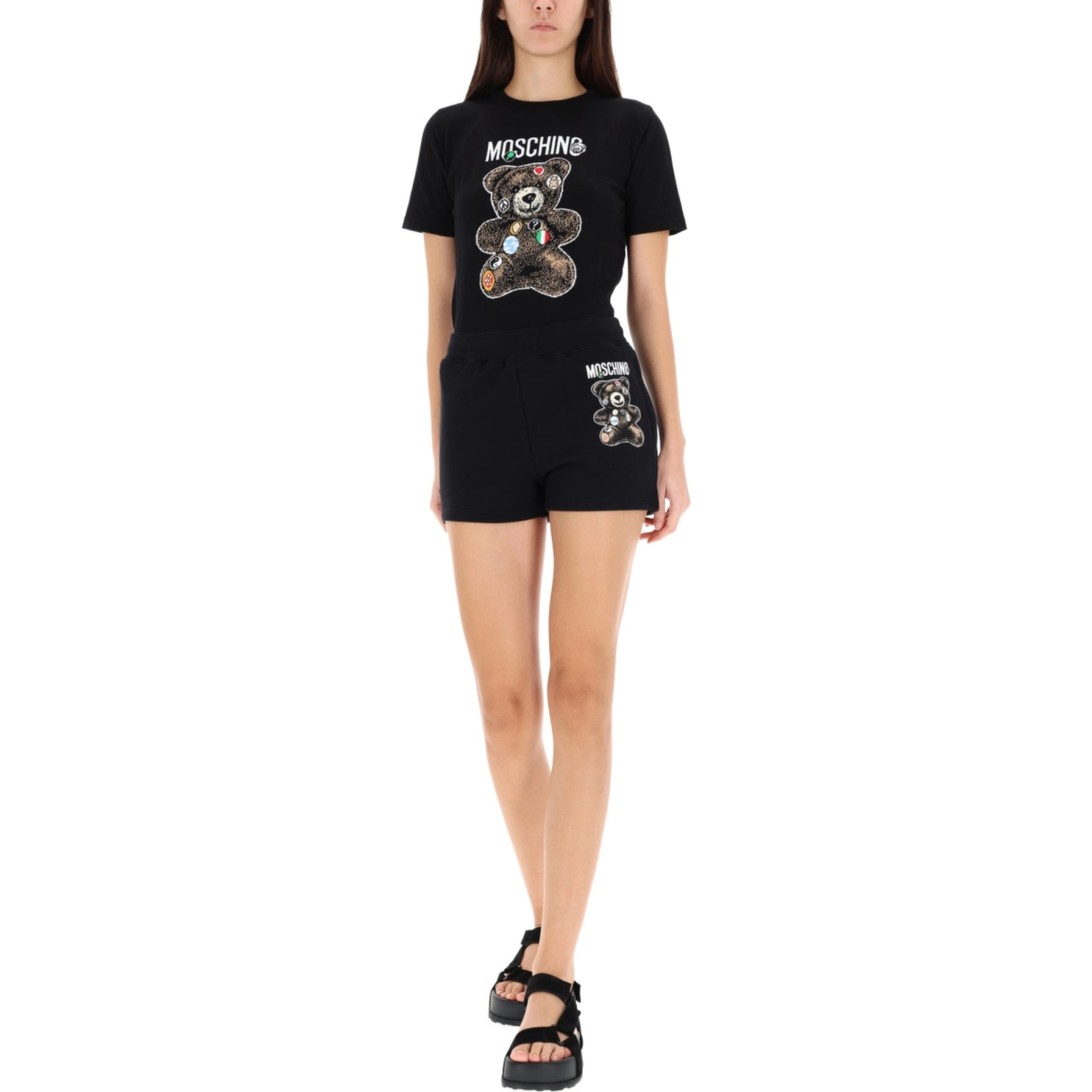 SHORTS WITH "TEDDY" PRINT