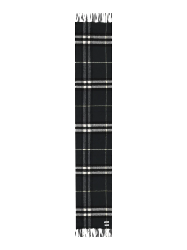 CASHMERE CHECK SCARF