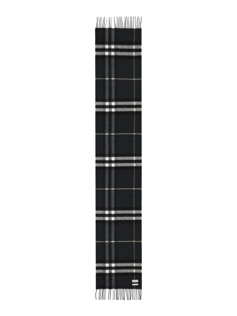 CASHMERE CHECK SCARF