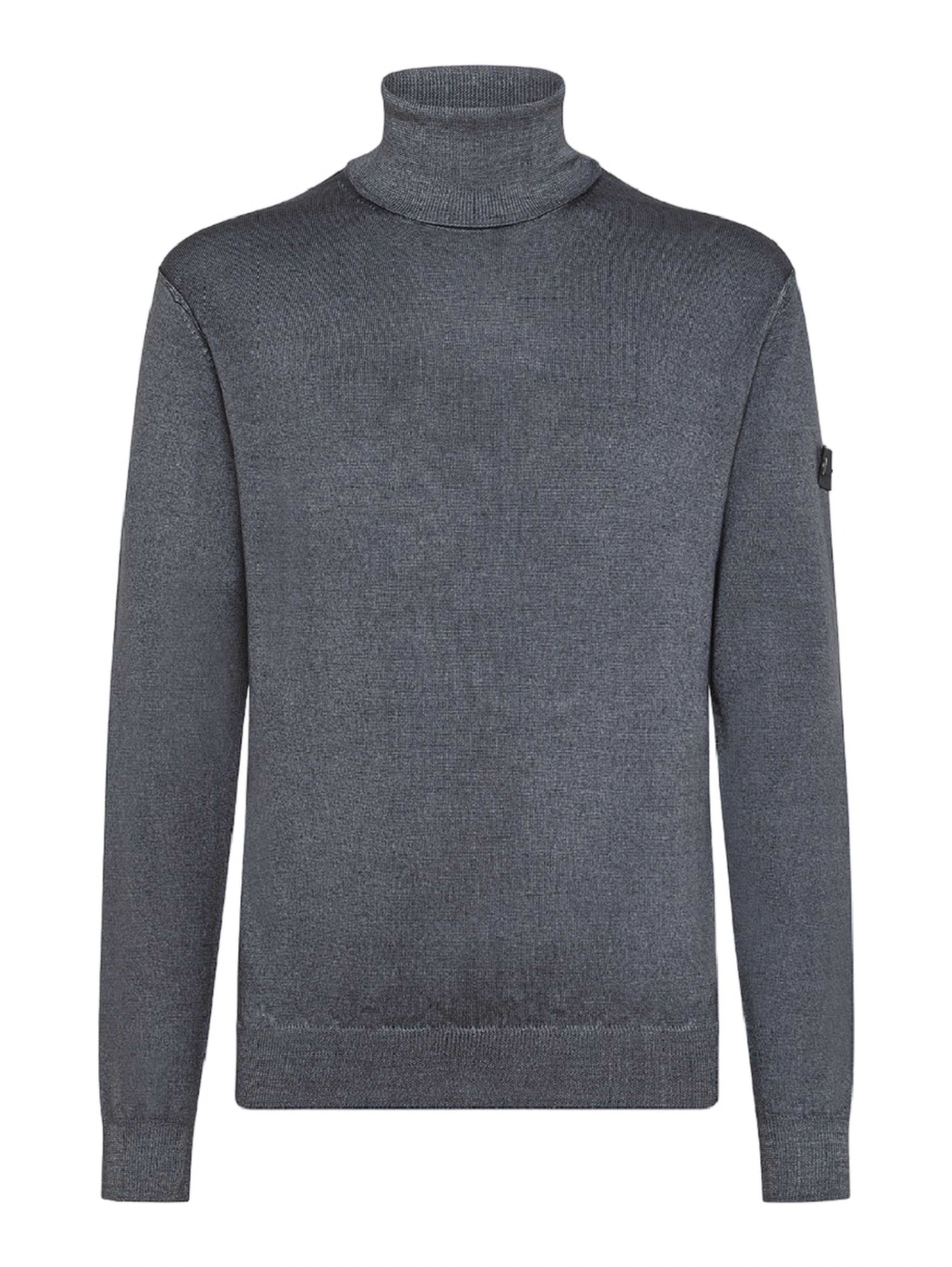ribbed turtleneck sweater