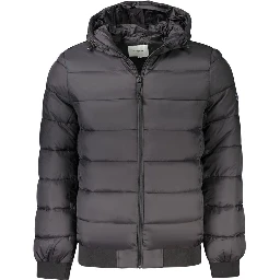 Black Polyamide Jackets & Coat