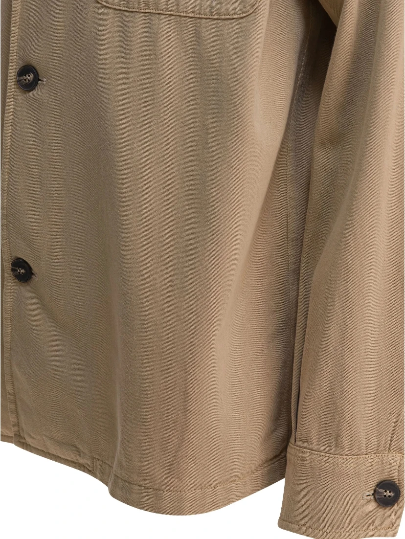 Cotton overshirt jacket