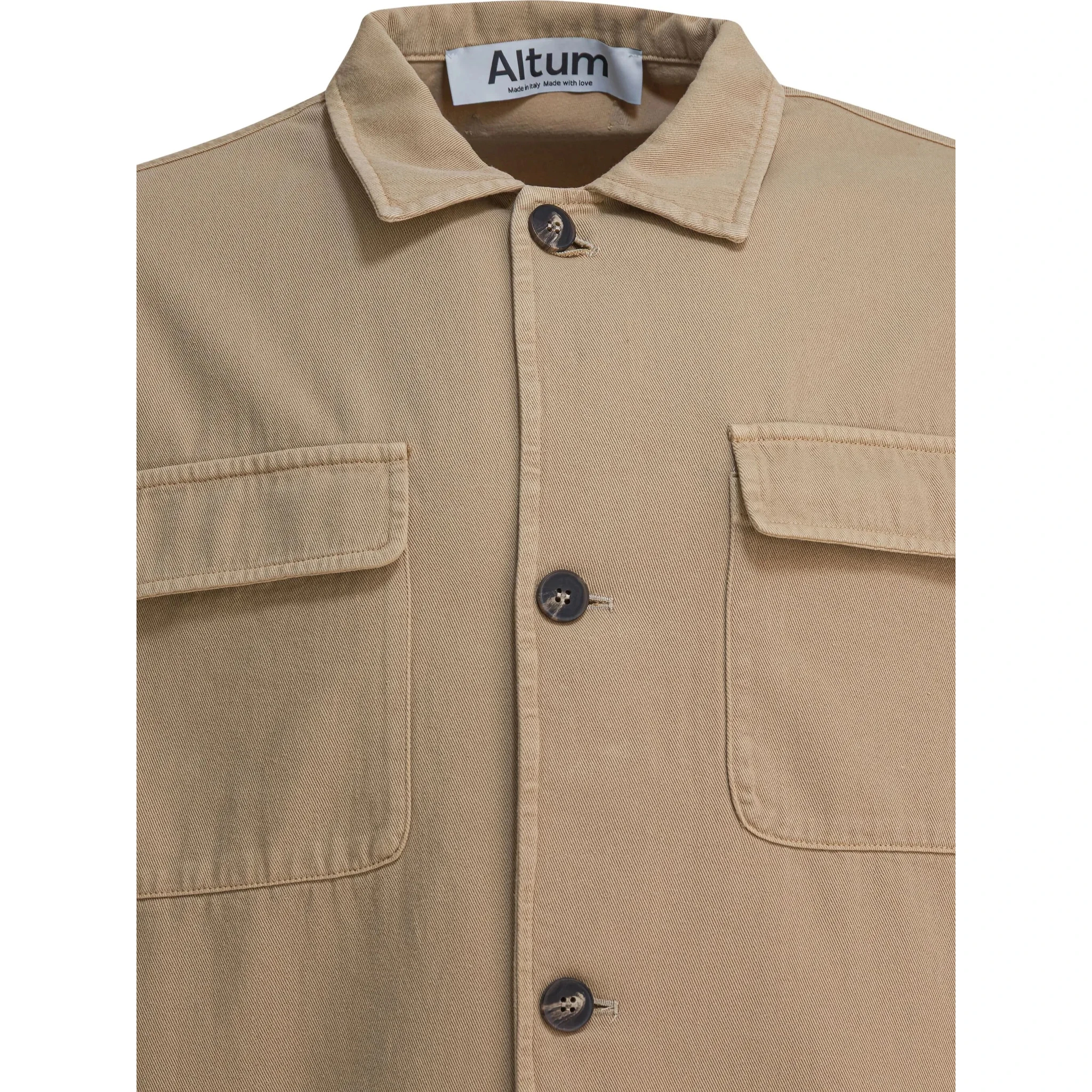 Cotton overshirt jacket