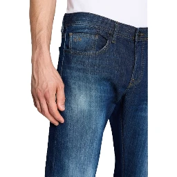 بنطلون أزرق من أرماني إكستشينج