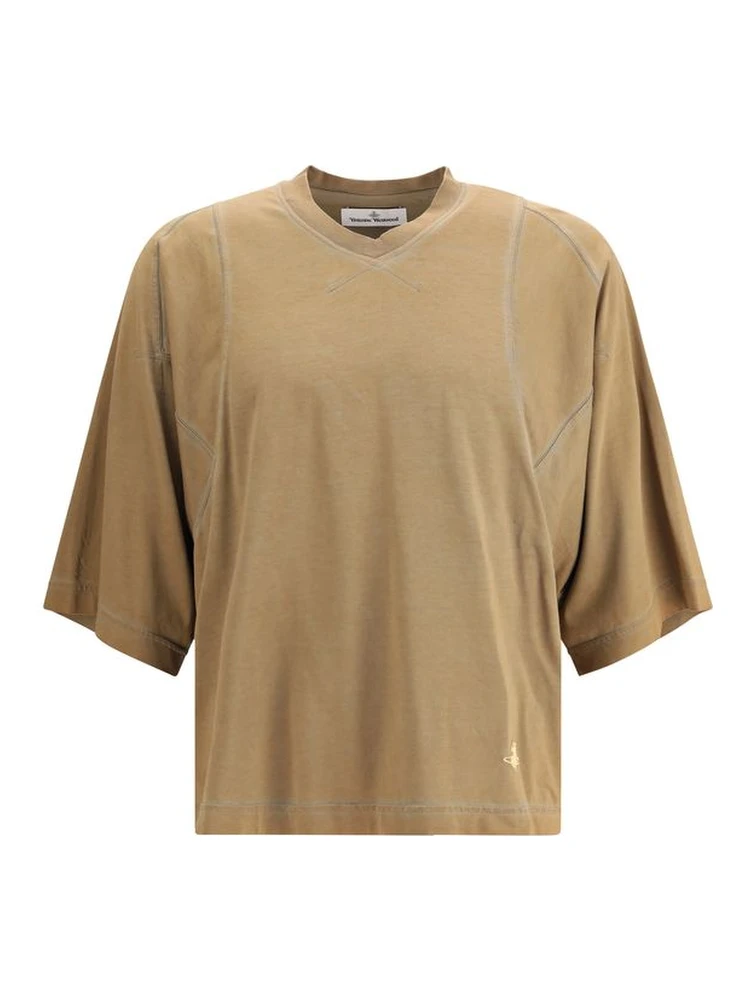 Brown Cotton Sportswear