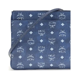 Blue Polyethylene Clutch Bag