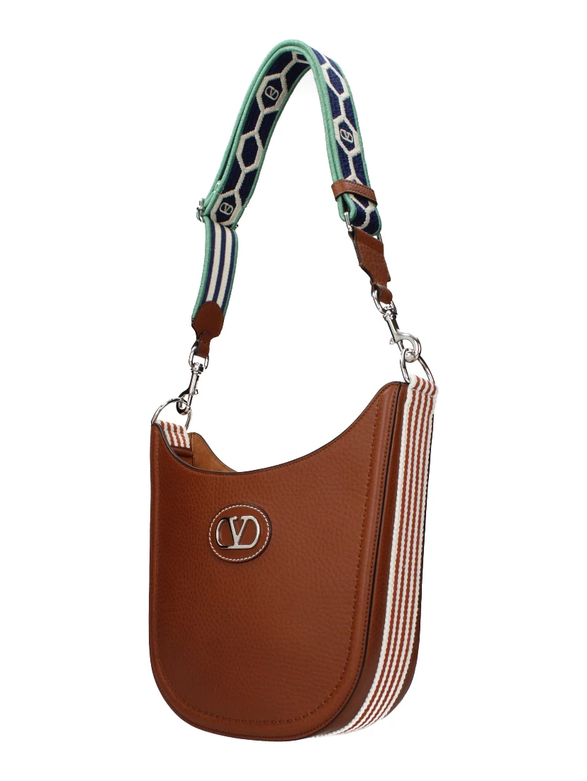 Brown Leather Crossbody Bag