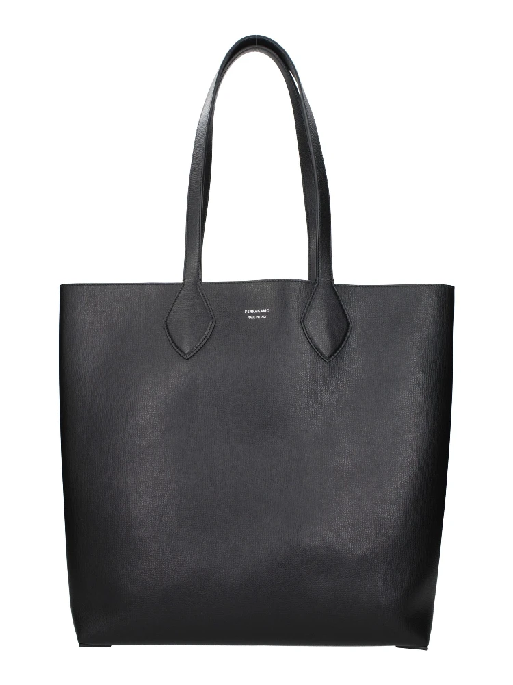 Black Leather Shoulder Bag